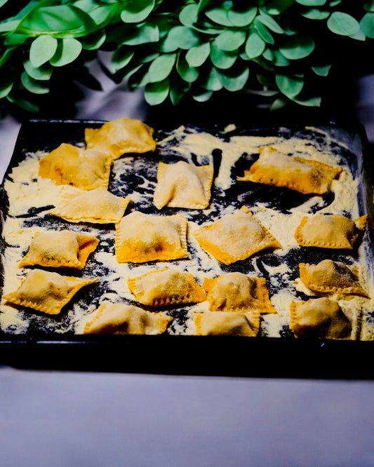 Ravioli con Salsiccia picante