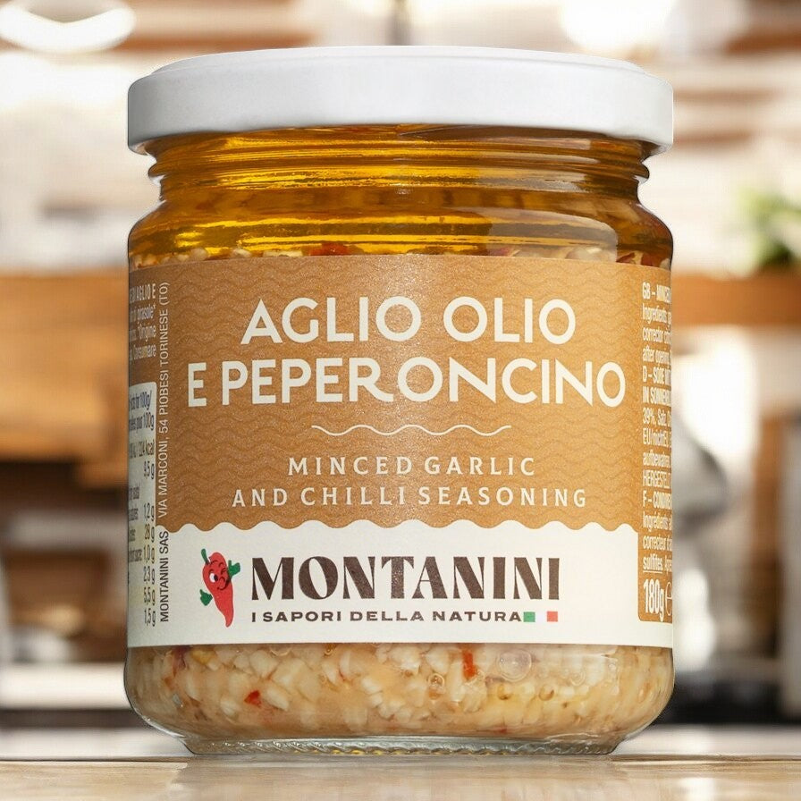 Aglio, Olio e Peperoncino – Gehackter Knoblauch mit Öl und Chili