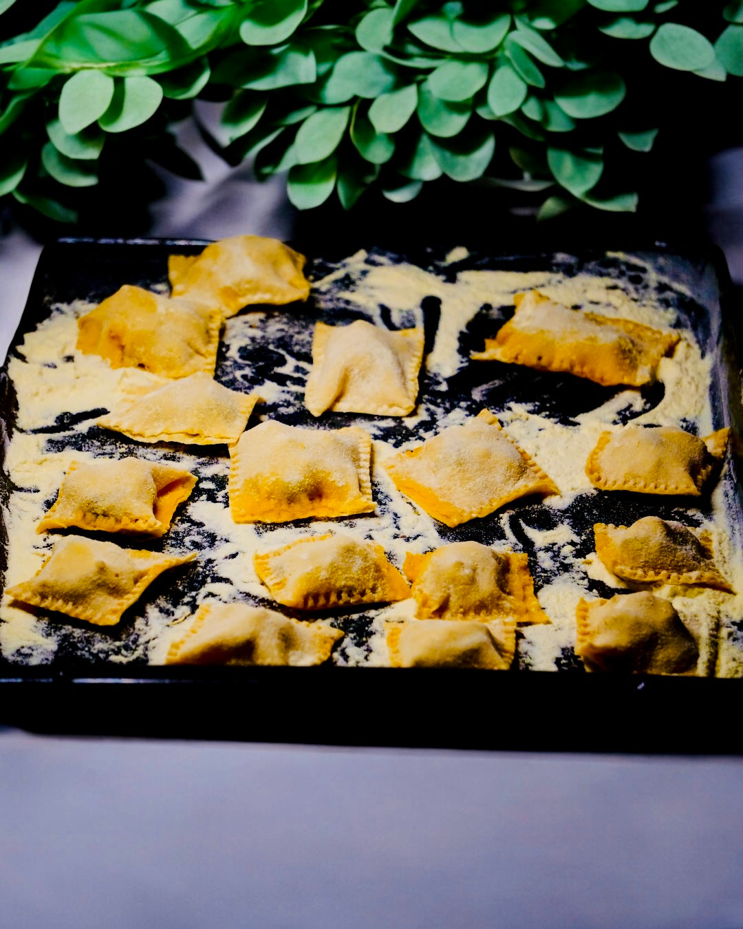 Ravioli con Salsiccia picante