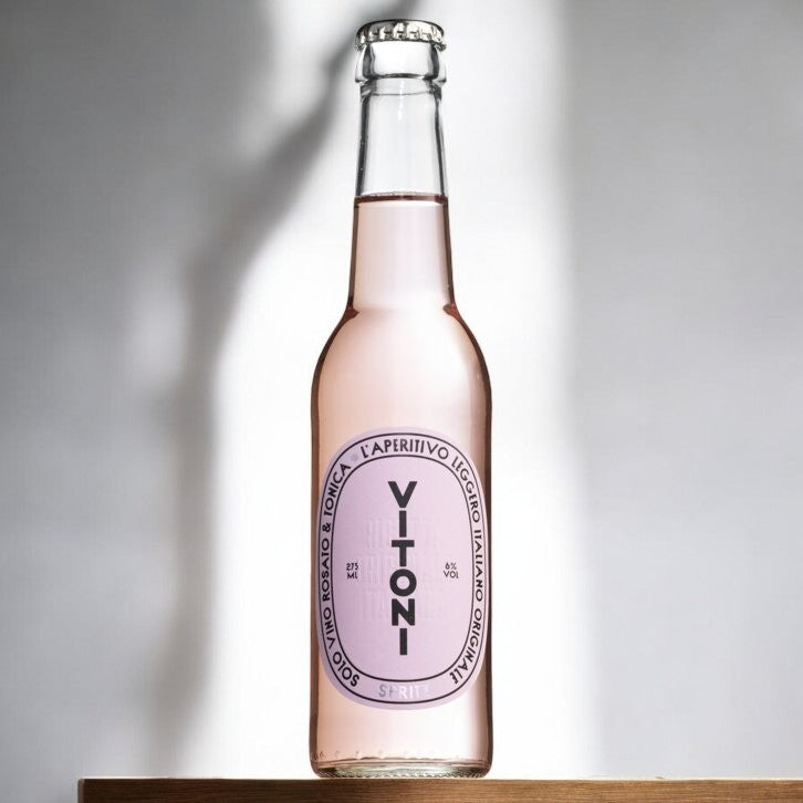 Vitoni Spritz Rosato – Aperitivo mit Roséwein und Tonic Water aus Lombardei